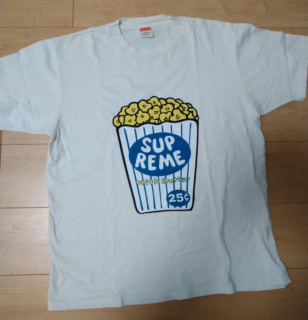 Supreme popcorn sales tee