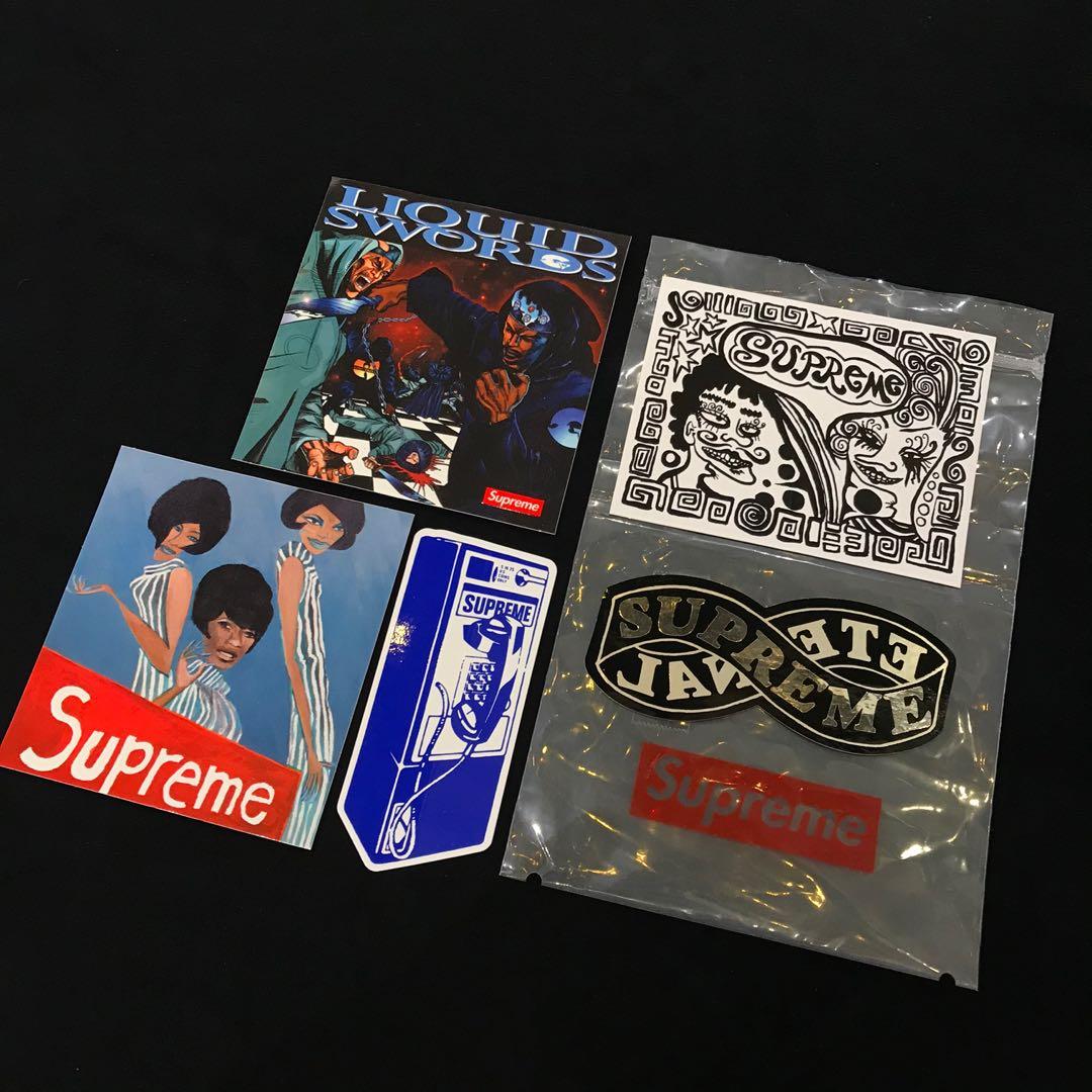 Supreme phone booth sticker cheap