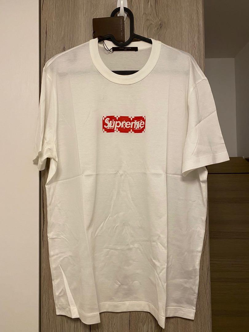 Supreme x Louis Vuitton Box Logo Tee, 男裝, 上身及套裝, T-shirt