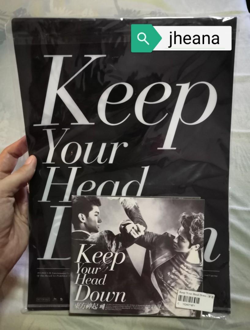 Tvxq Keep Your Head Down Cd Taiwan Version Hobbies Toys Memorabilia Collectibles K Wave On Carousell