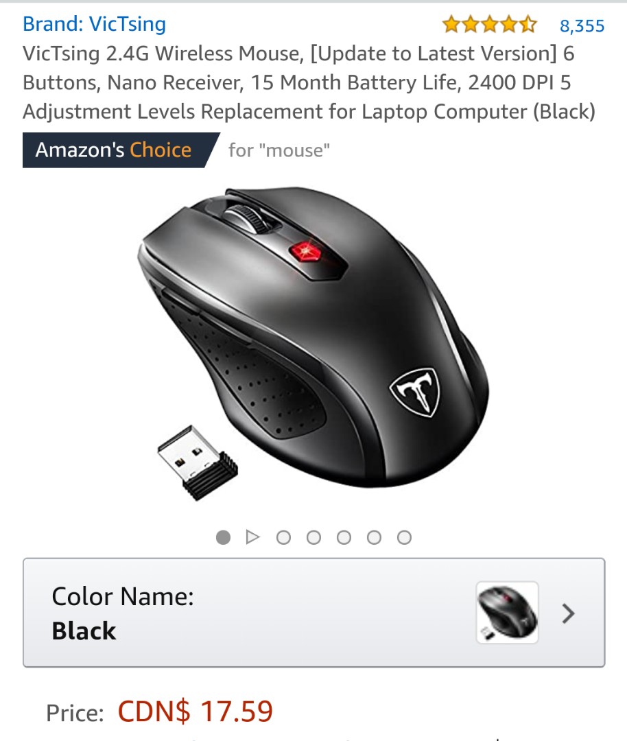 VicTsing Wireless mouse