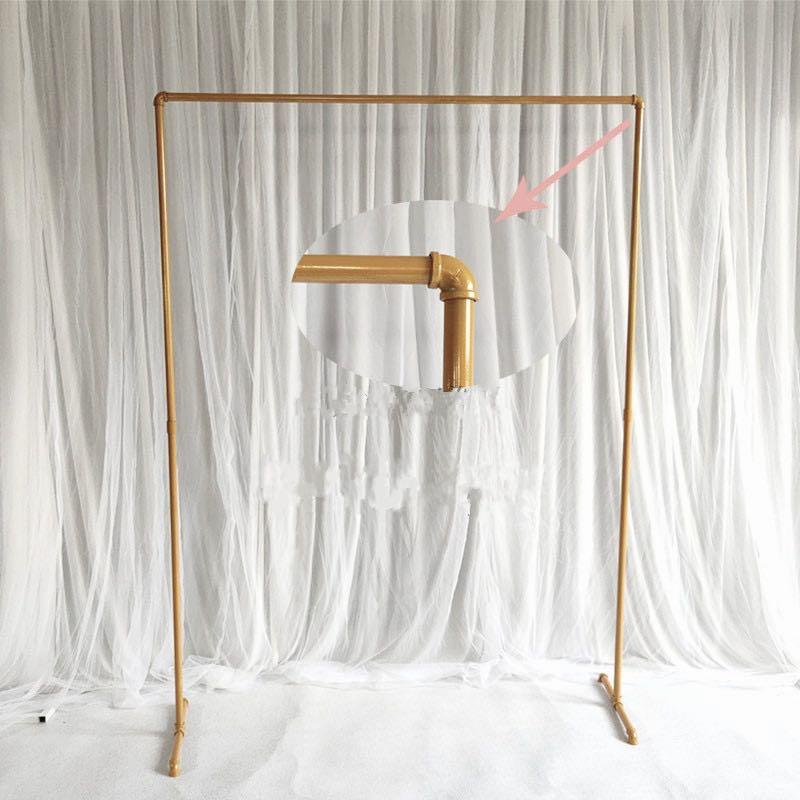 Selling Wedding Proposal Arch Clothes Rack Gold 1.5m x 2m, Furniture ...