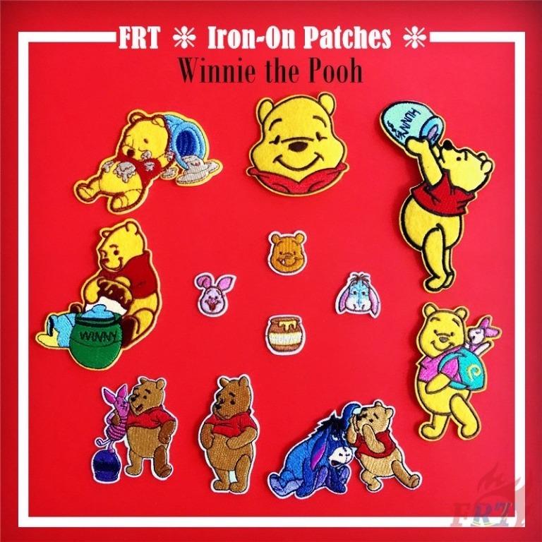 Winnie The Pooh Disney Patch Cartoon Diy Sew On Iron On Badges Patches Set Of 3 Design Craft Others On Carousell