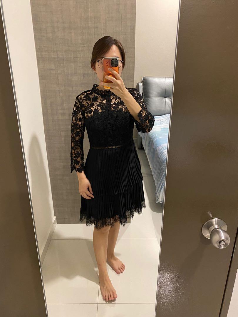 Zara Black Lace Dress Women s Fashion Muslimah Fashion Dresses