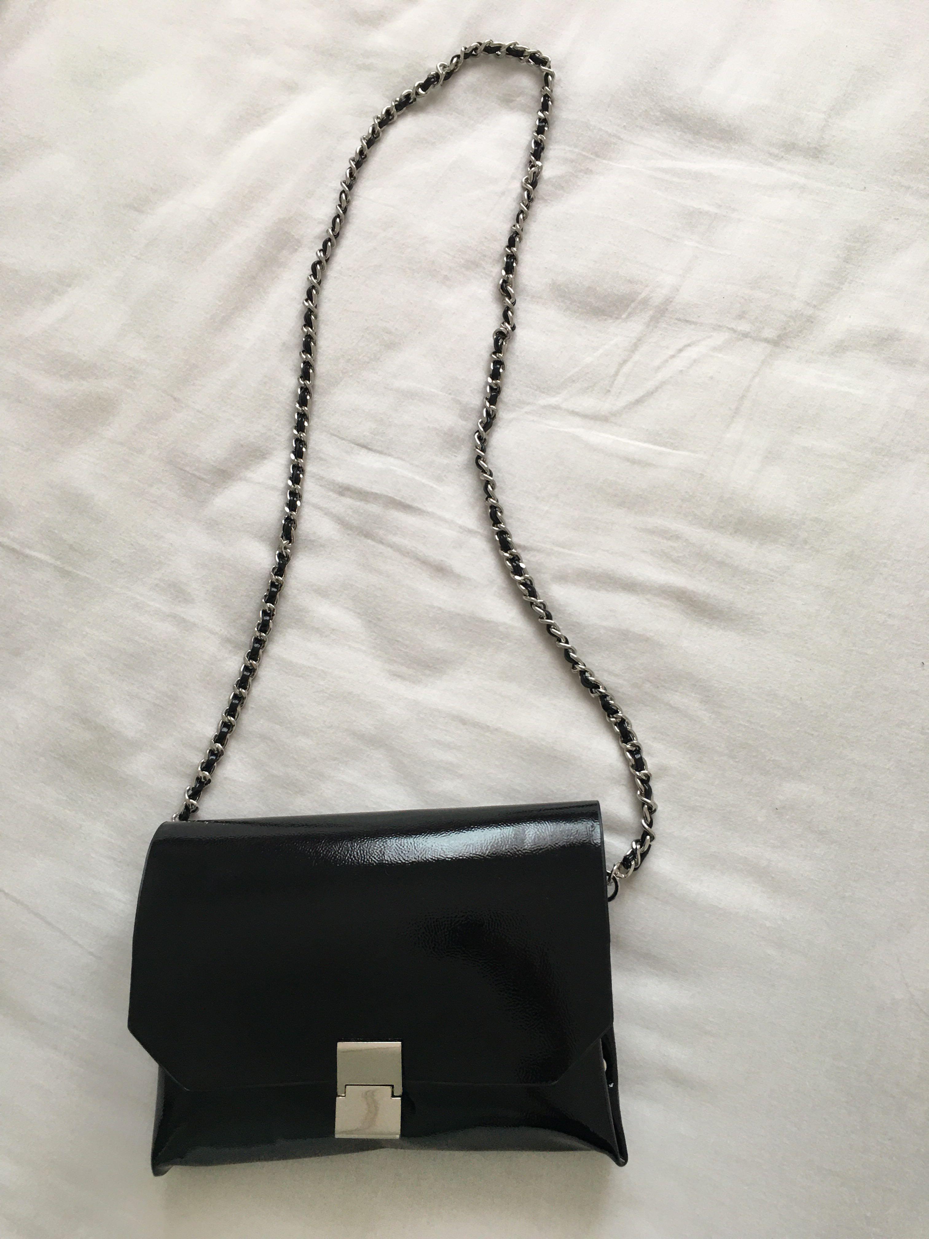 Zara crossbody chain bag sale