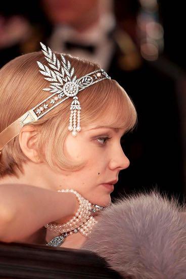 1920s Great Gatsby Daisy Headpiece 