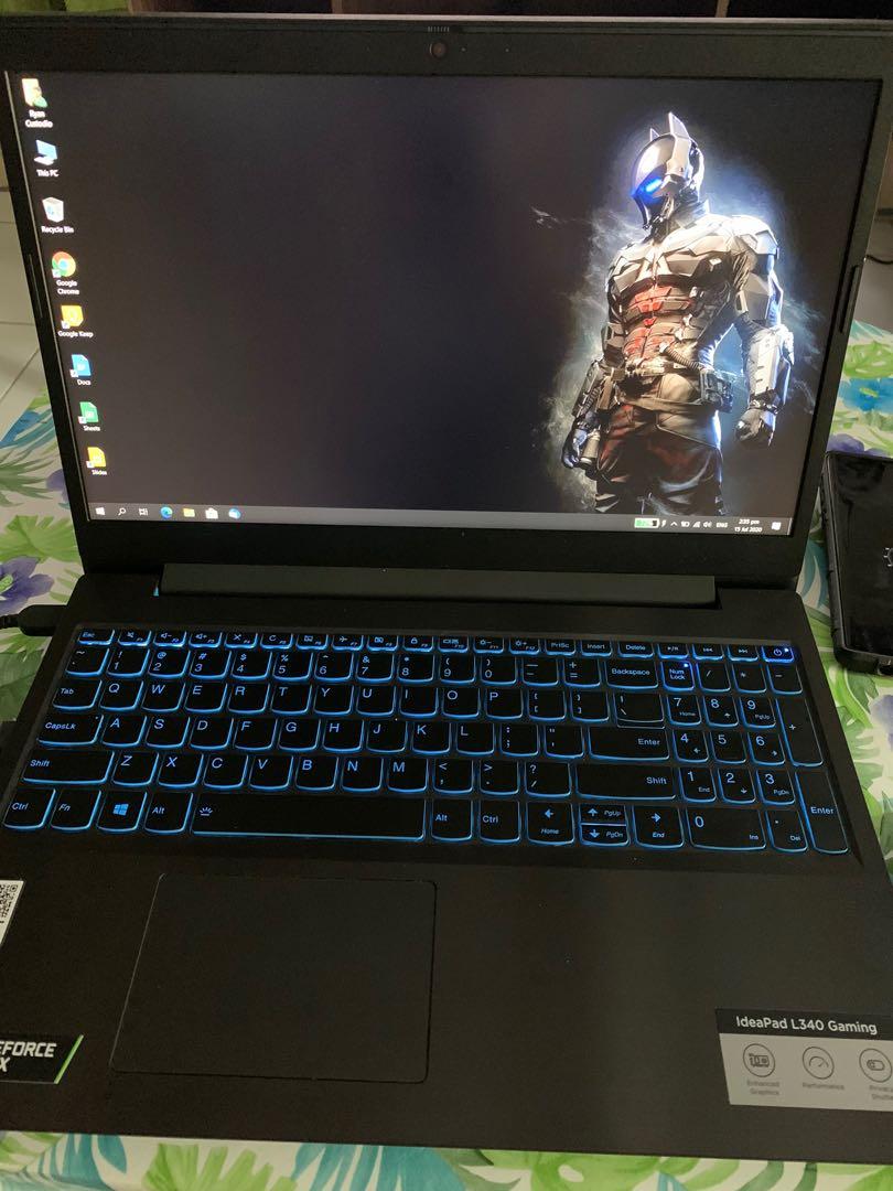 2nd Hand Lenovo Ideapad L340 Gaming I5 9th Gen Electronics Computers Laptops On Carousell