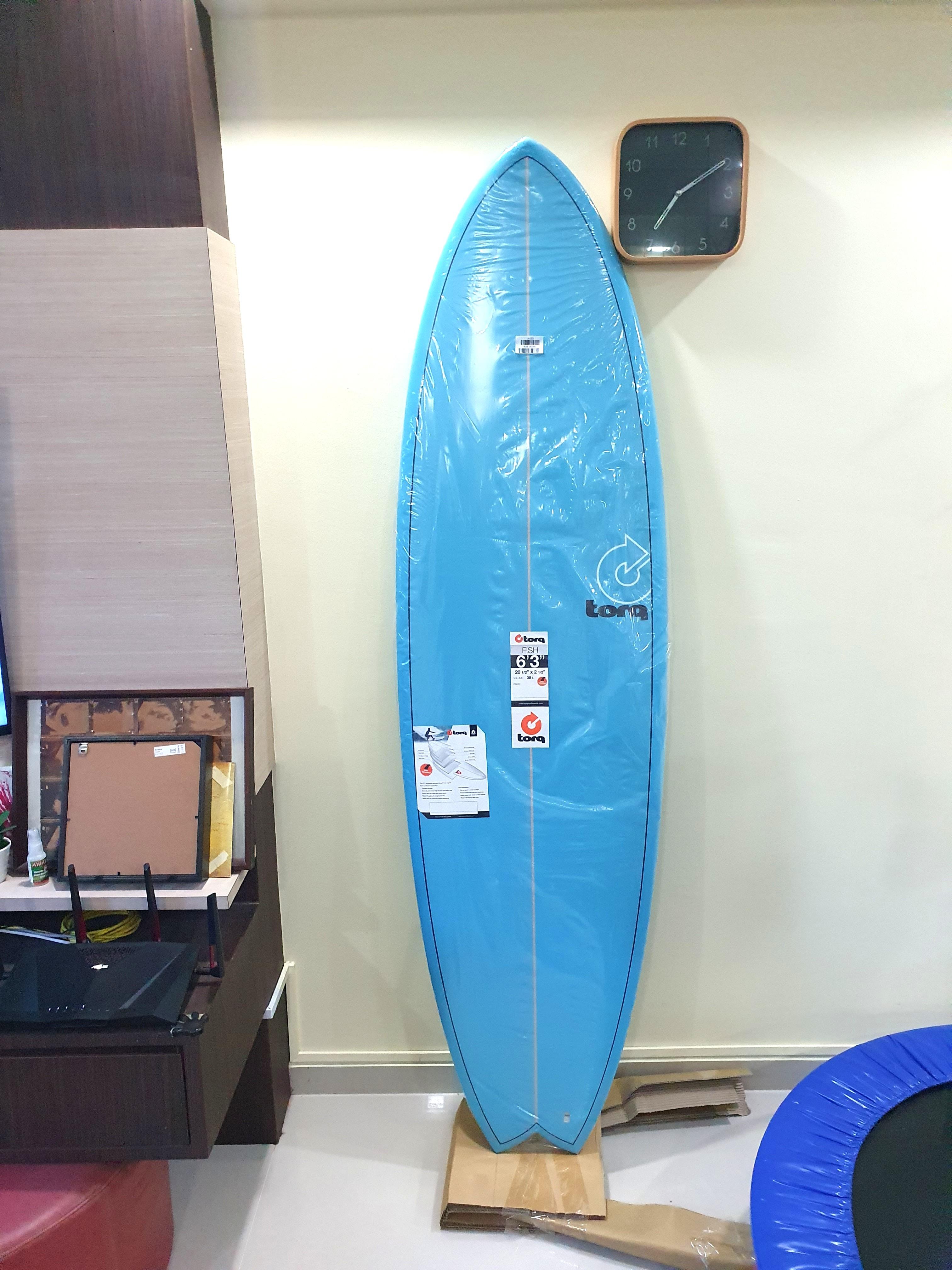 6 3 Torq Mod Fish Surfboard Epoxy Surf Board Surfing Sports Sports Games Equipment On Carousell