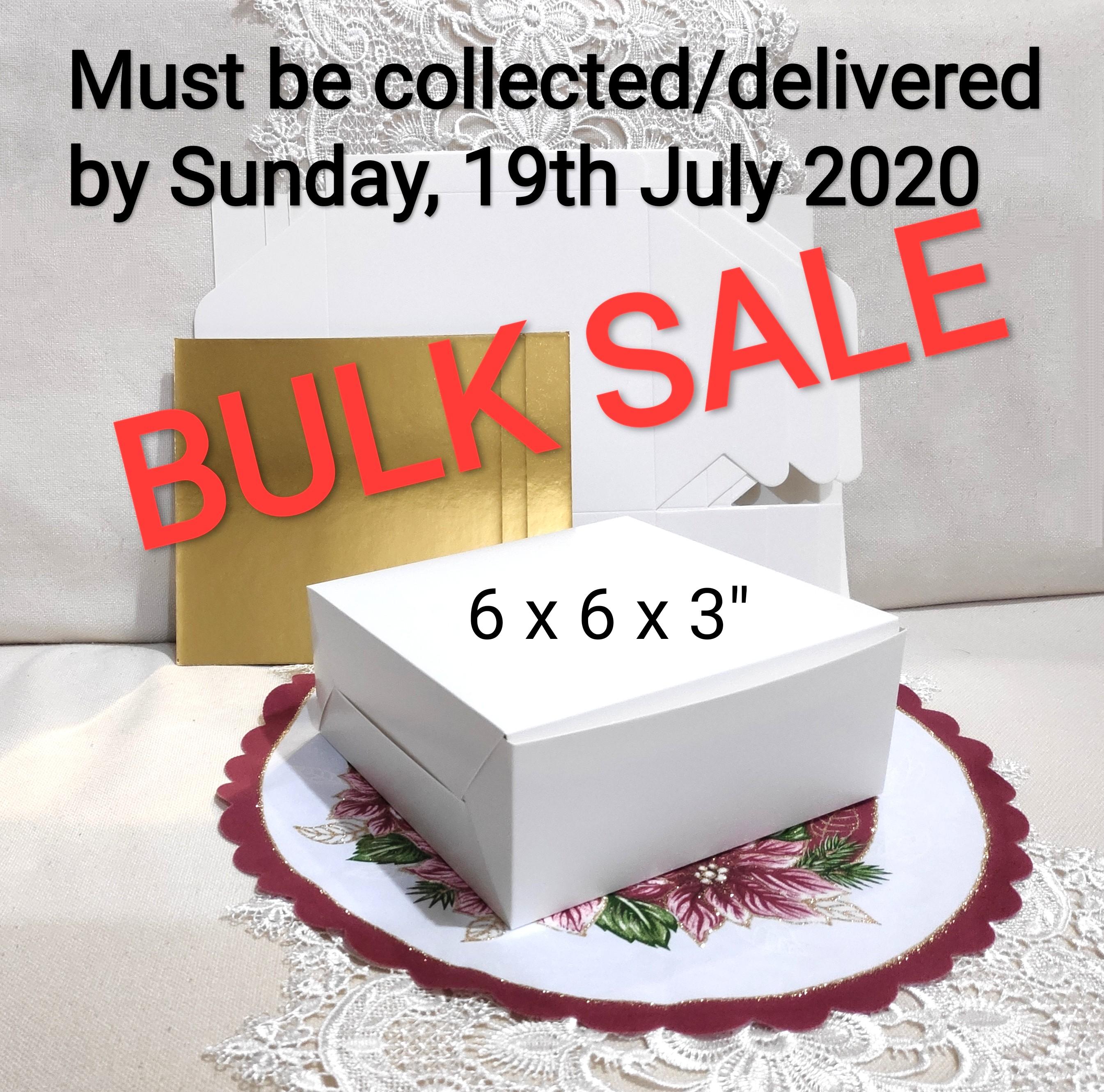 6 X 6 X 3 Cake Boxes Cake Boards Home Appliances Kitchenware On Carousell Cake boards and boxes are a basic essential for cake decorators everywhere as you will always need a board to put your cake on and a box to carry it in! carousell