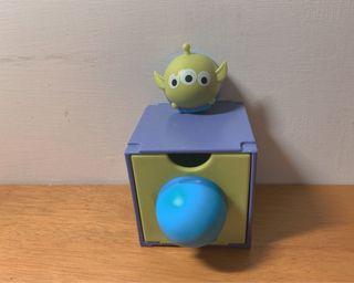 迪士尼 tsum tsum 系列收納盒-三眼怪（瑕疵）