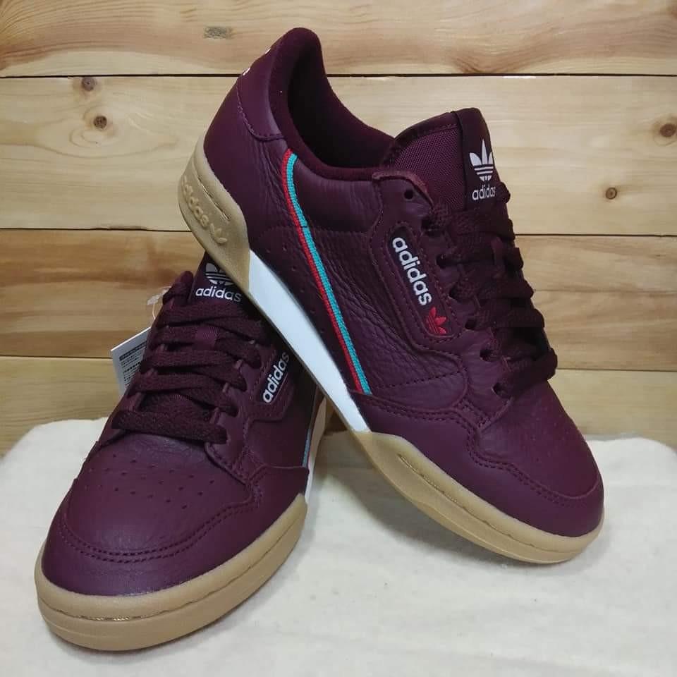 continental 8 shoes maroon