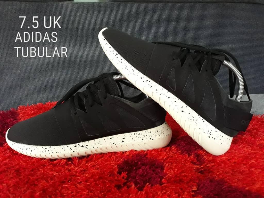 Adidas originals womens tubular viral on sale trainers core black/core black/white