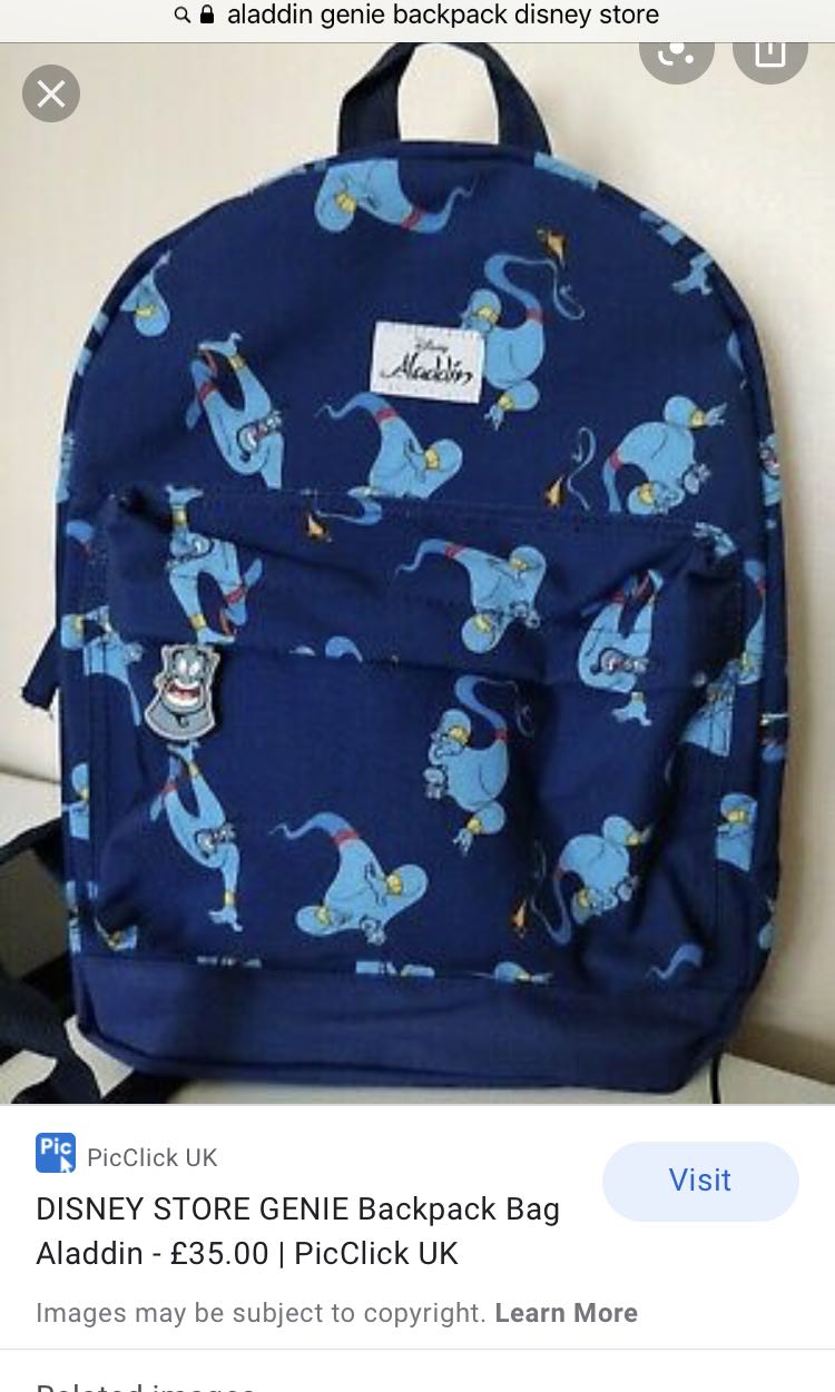 disney genie backpack