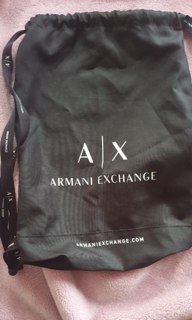 armani drawstring bag