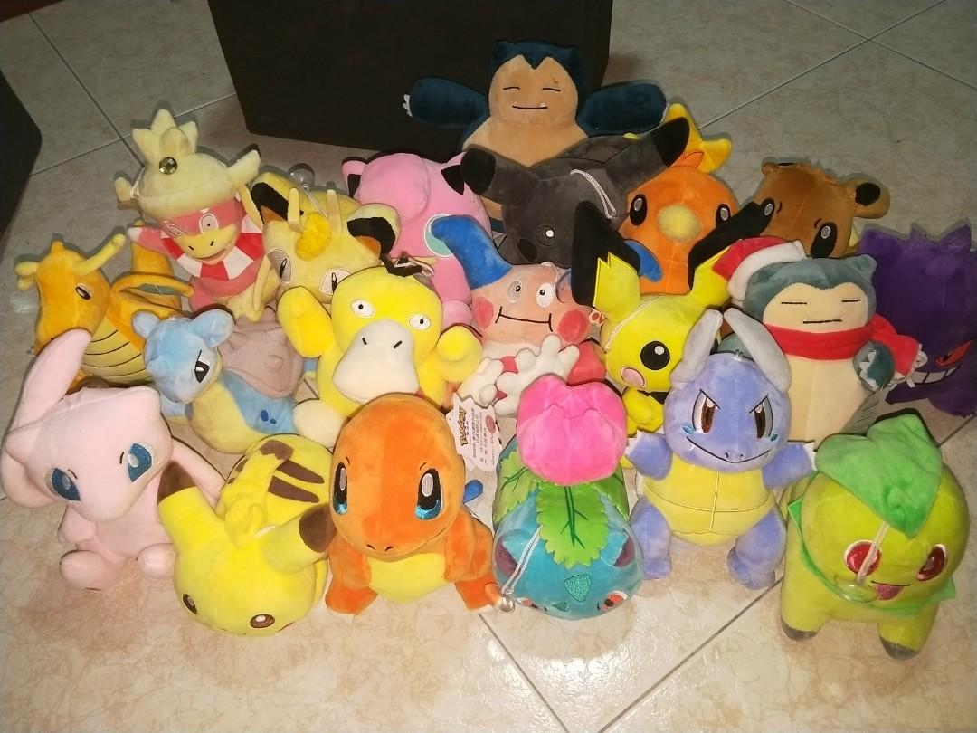 Slashing Sale Assorted Pokemon Plush Toys Games Stuffed Toys On Carousell