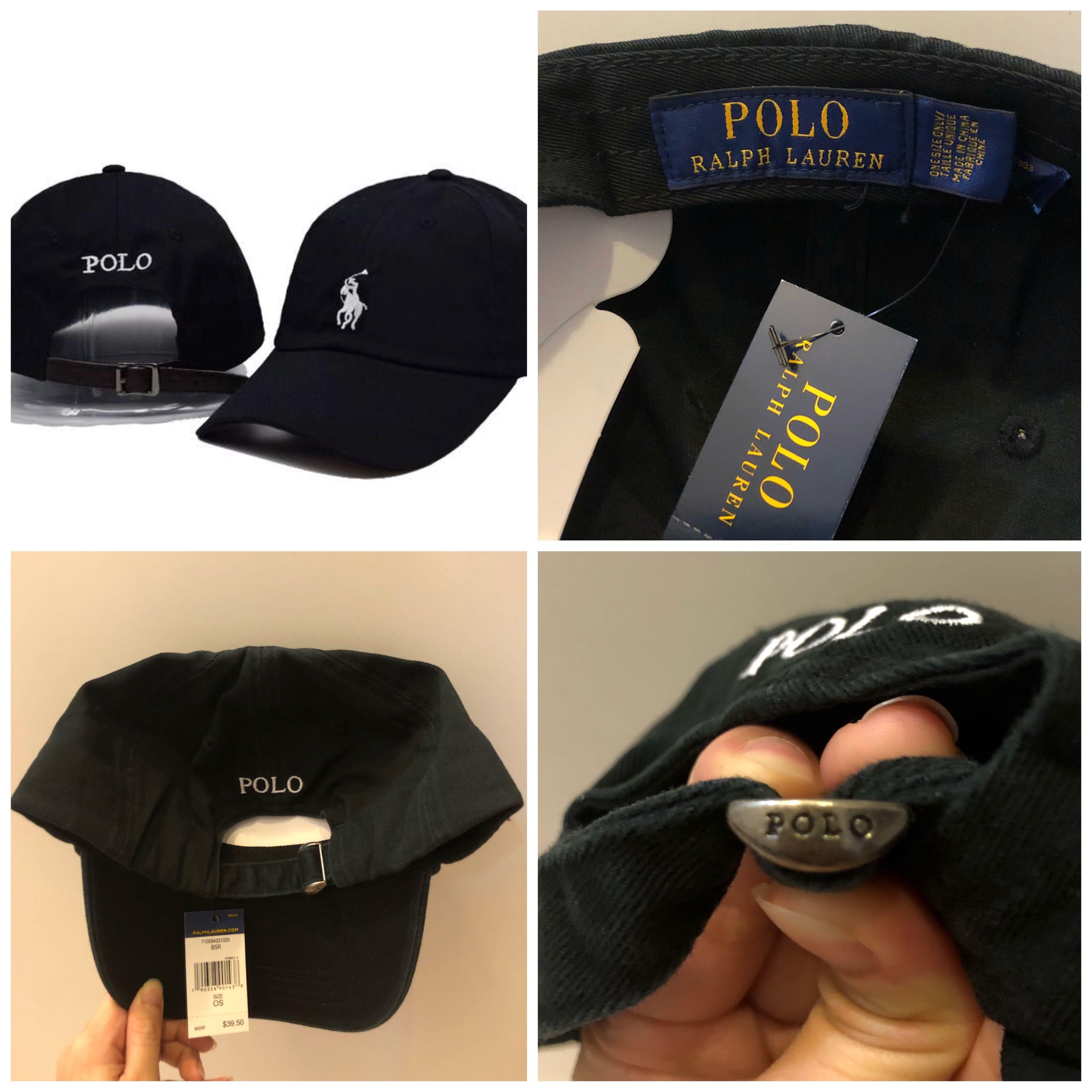 Black ralph clearance lauren cap