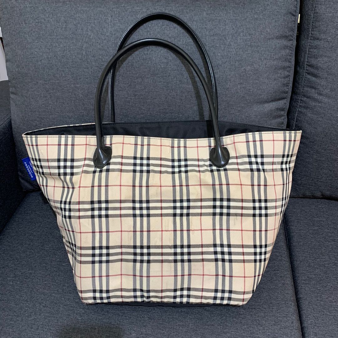 burberry blue label tote