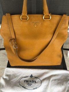 Authentic Prada Leather Tote