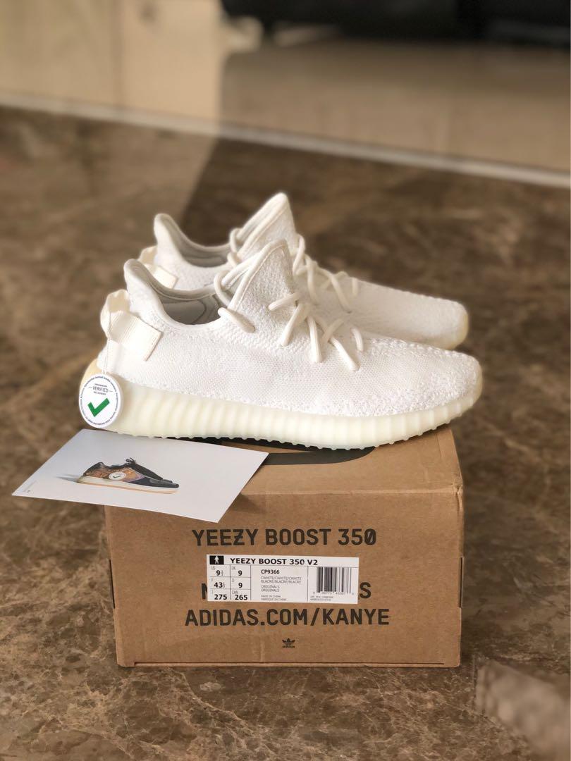 adidas yeezy boost 350 cream/white us 9 adidas yeezy boost 350 cream/white us 9