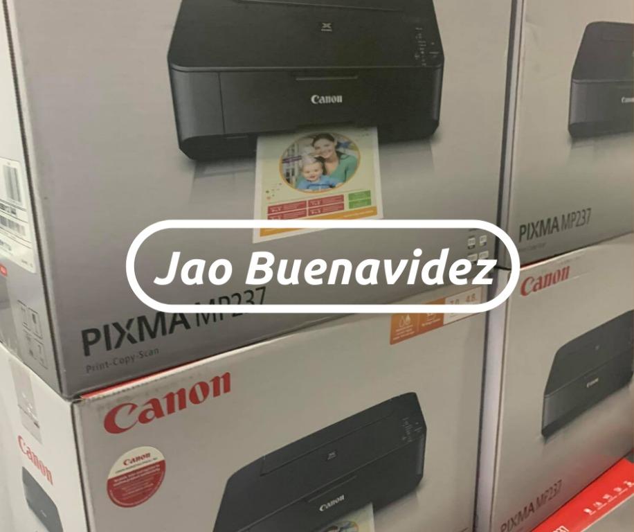 Bn Canon Pixma Mp237 3 In 1 Printer No Ink Cartridge Computers Tech Printers Scanners Copiers On Carousell