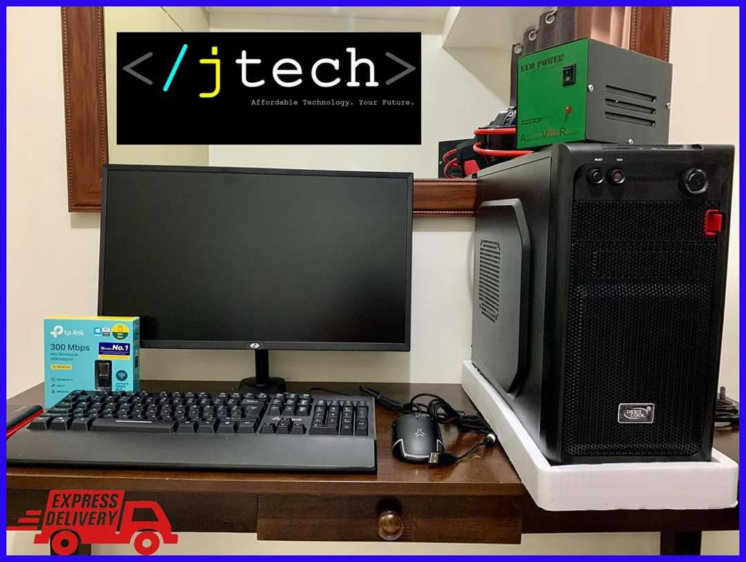 Brandew gaming desktop (Category: Desktops) located in Manila. Submitted by juan0123 (Listing ID 1021026811, Image 3). Description: GAMING DESKTOP BRAND NEW ULTRA SETTINGS FOR SALE Performs FASTER and Better than Ryzen 3 + RX 570 TECH SPECS : ✅I3 9100f 9th Gen 3.6Ghz Max Boost Clock Up to 4.2GHz ✅H310M H 2.0 Gigabyte Ultra Durable Motherboard ✅8Gb 2666mhz ddr4 Ram AVEXIR CORE RGB MEMORY ✅ASUS Dual GTX 1650 OC 4GB DDR5 192bit Video card ✅SpecterPr