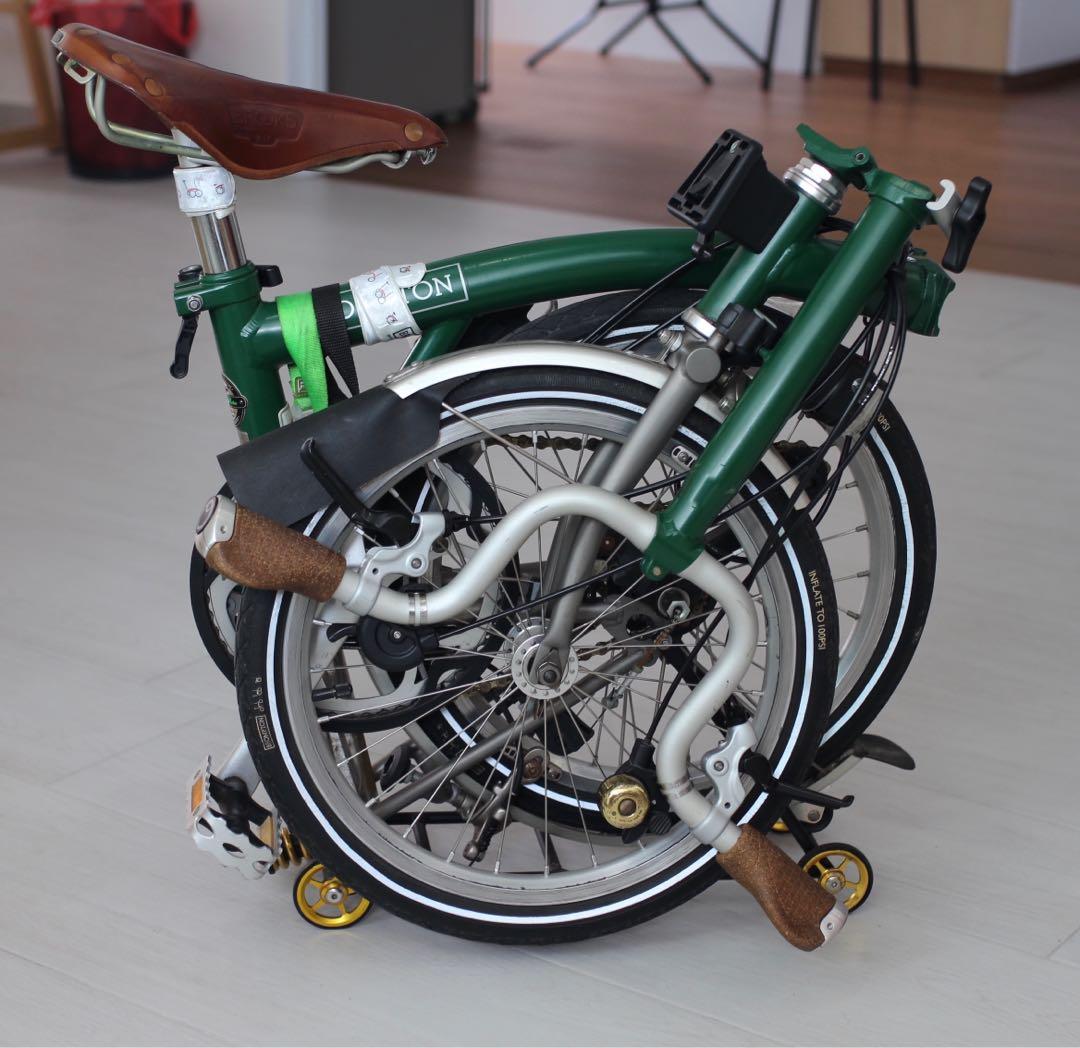 Brompton racing discount green titanium