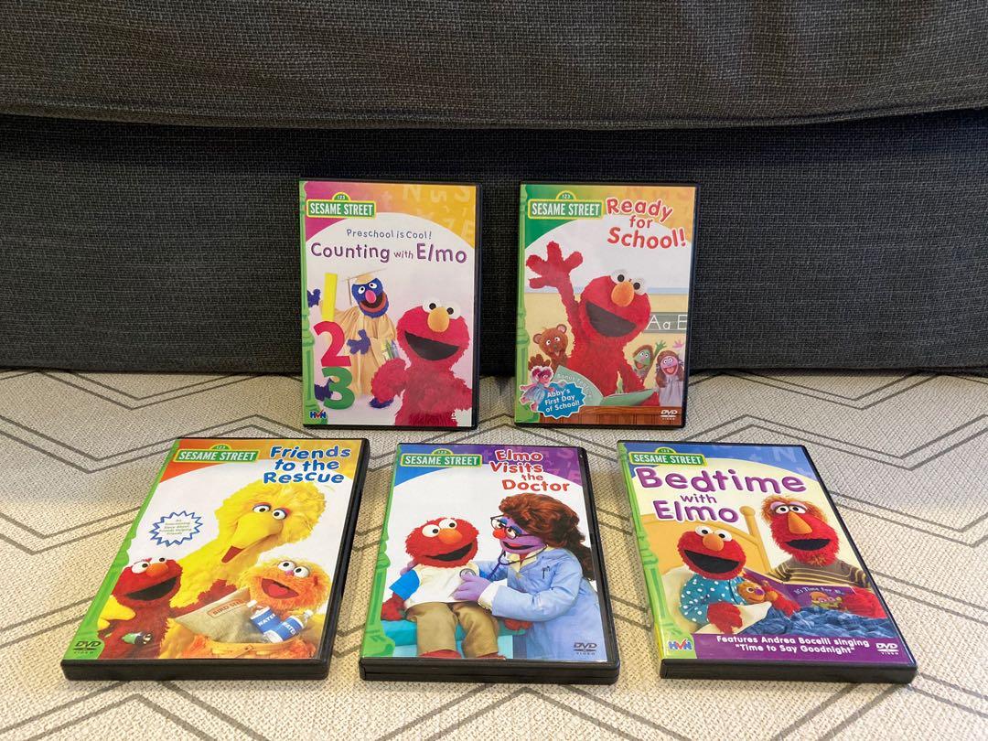 Bundle of 5 Sesame Street educational DVDs, Hobbies & Toys, Music ...