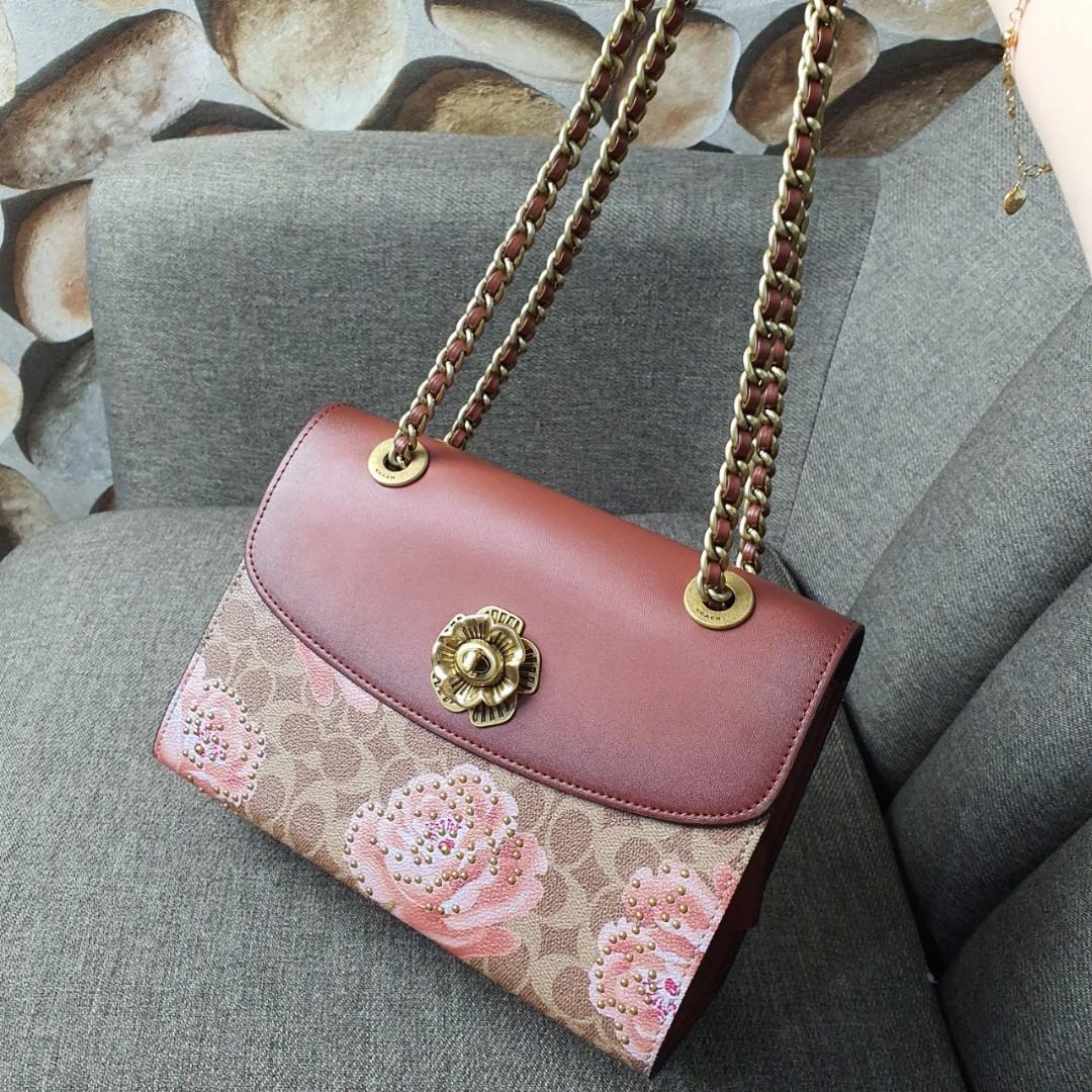 Parker in embellished signature rose print sale