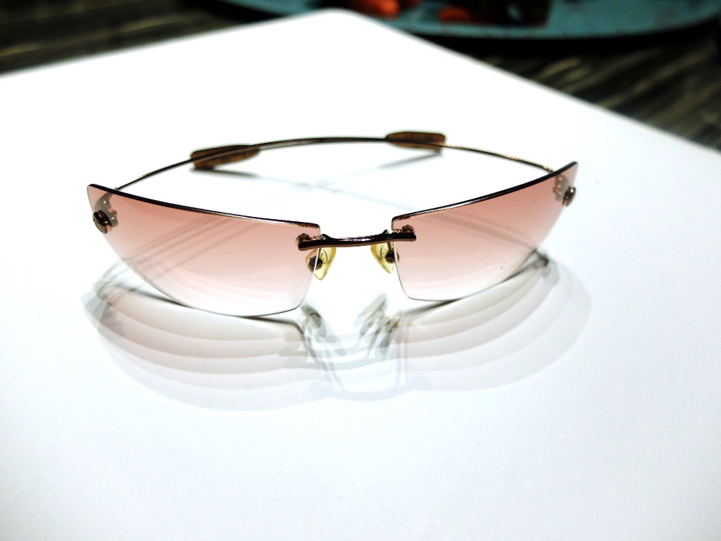 Calvin klein rimless glasses sales