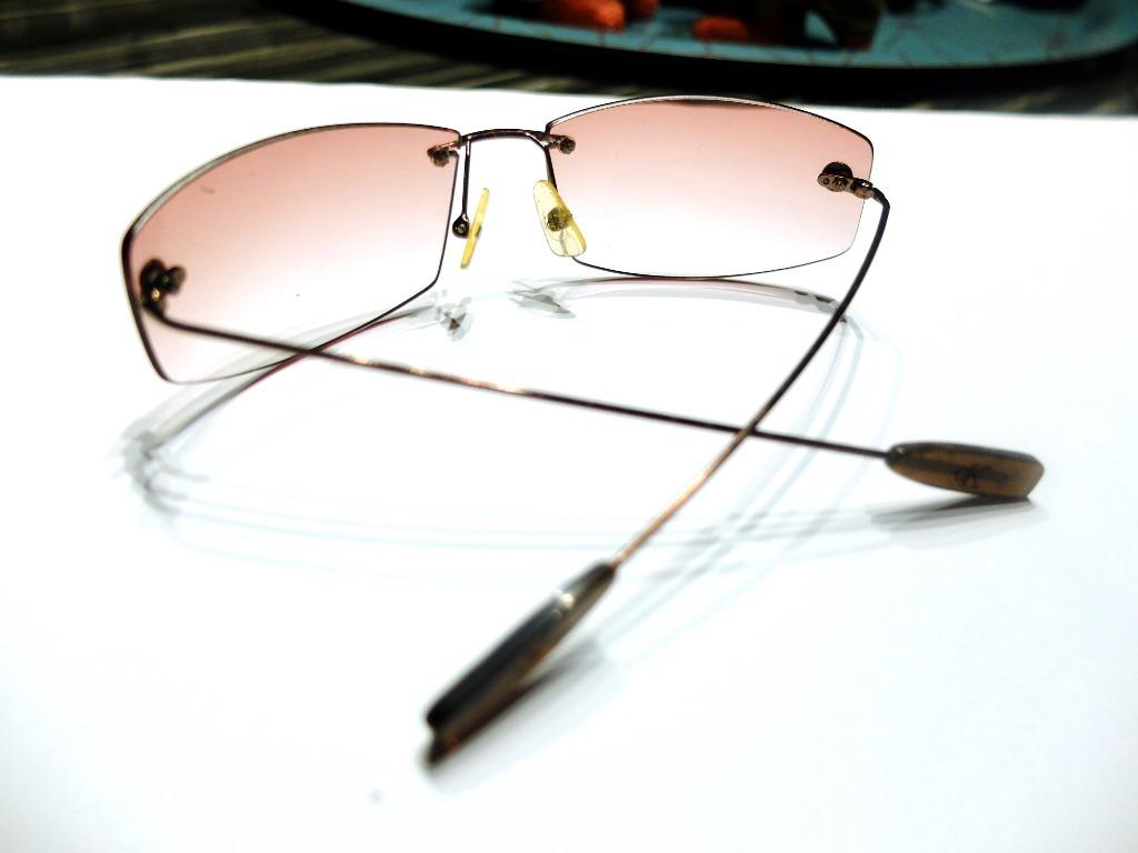 Calvin klein discount rimless glasses