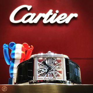 Cartier watch Tank MC skeleton 
