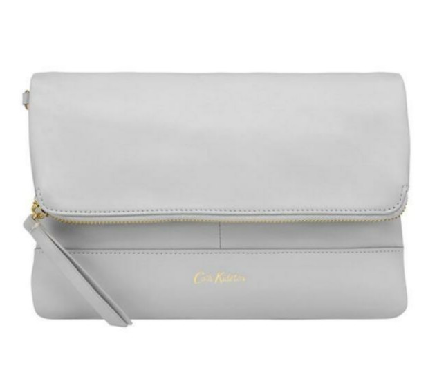 cath kidston black leather bag