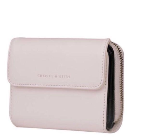 charles and keith pink wallet