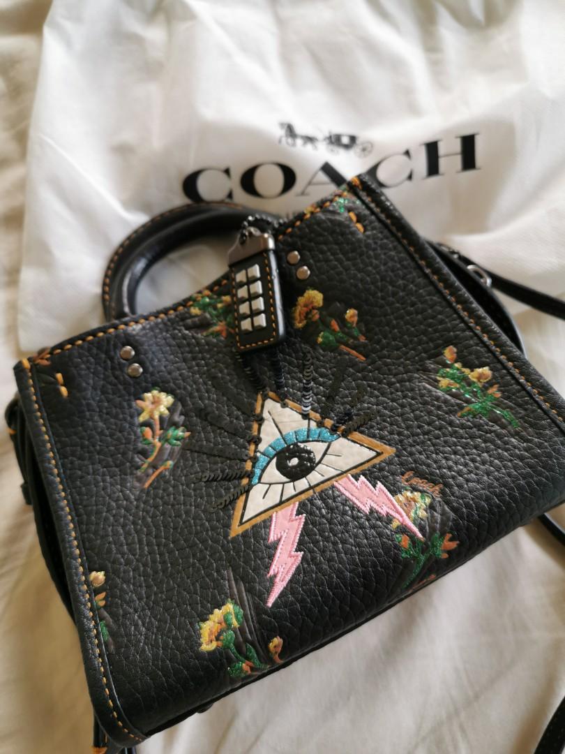 Coach Rogue 17 with Pyramid Eye, Women's Fashion, Bags & Wallets, Purses &  Pouches on Carousell