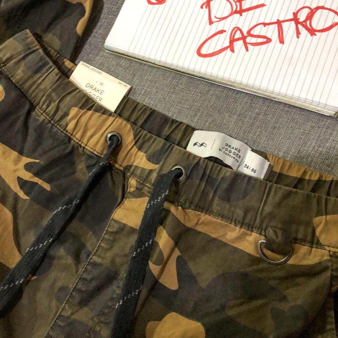 Cotton On Camo Drake Joggers Men s Fashion Bottoms Joggers on