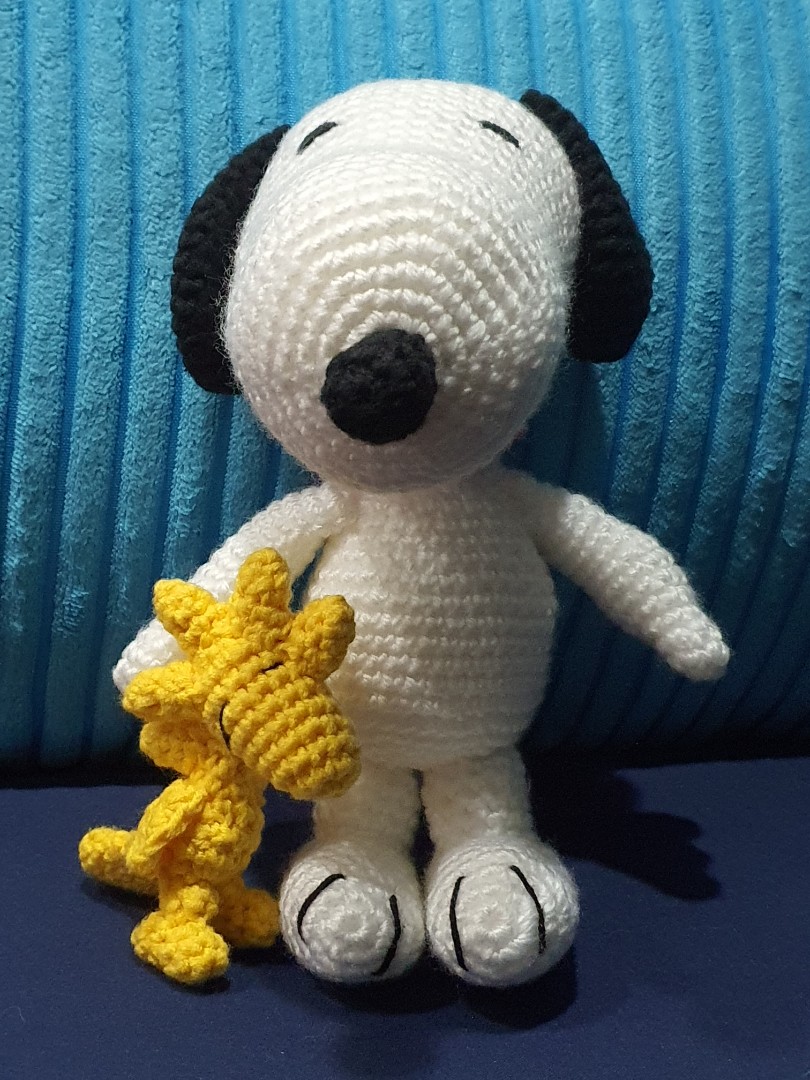 Crochet Snoopy and Woodstock (Order to make), Design ...