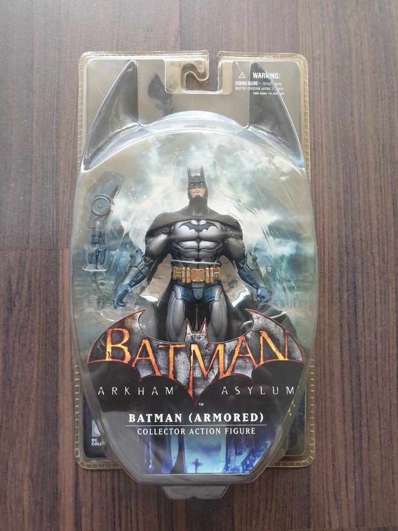 DC Direct ARKHAM ASYLUM BATMAN Armoured Dark Knight Armored Suit City Hero,  Hobbies & Toys, Toys & Games on Carousell