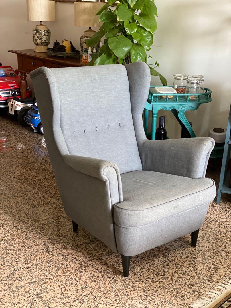 Urgent De Clutter Ikea Strandmon Wing Chair Furniture Sofas On Carousell