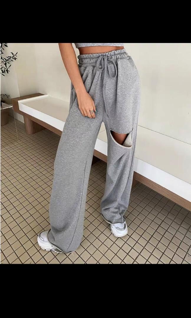 Distressed sweatpants womens Clearance