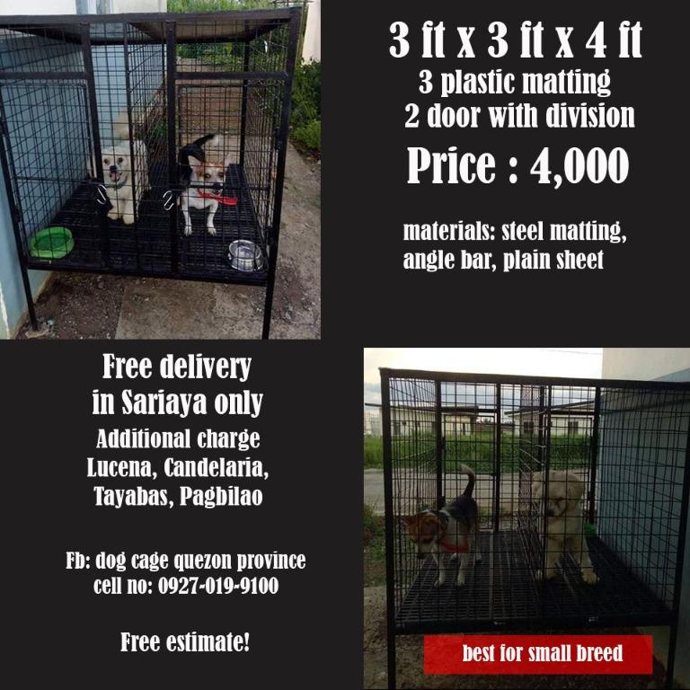 DOG CAGE SARIAYA QUEZON, Pet Supplies, Homes & Other Pet Accessories on