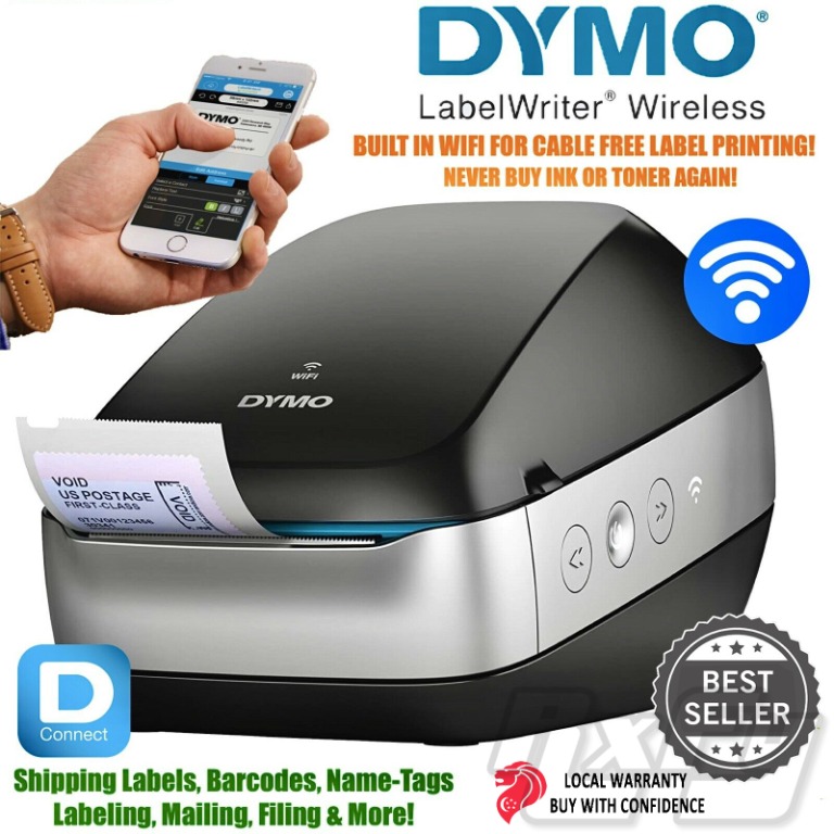 DYMO LabelWriter Wireless Label Printer | Direct Thermal ...