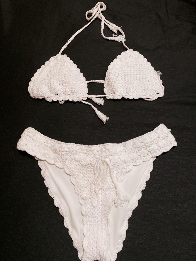 crochet bikini set forever 21
