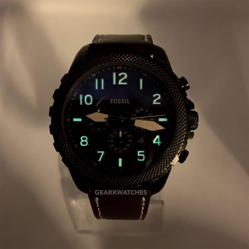 Fossil Bowman Brown Leather Chronograph Men s Watch Men s Fashion