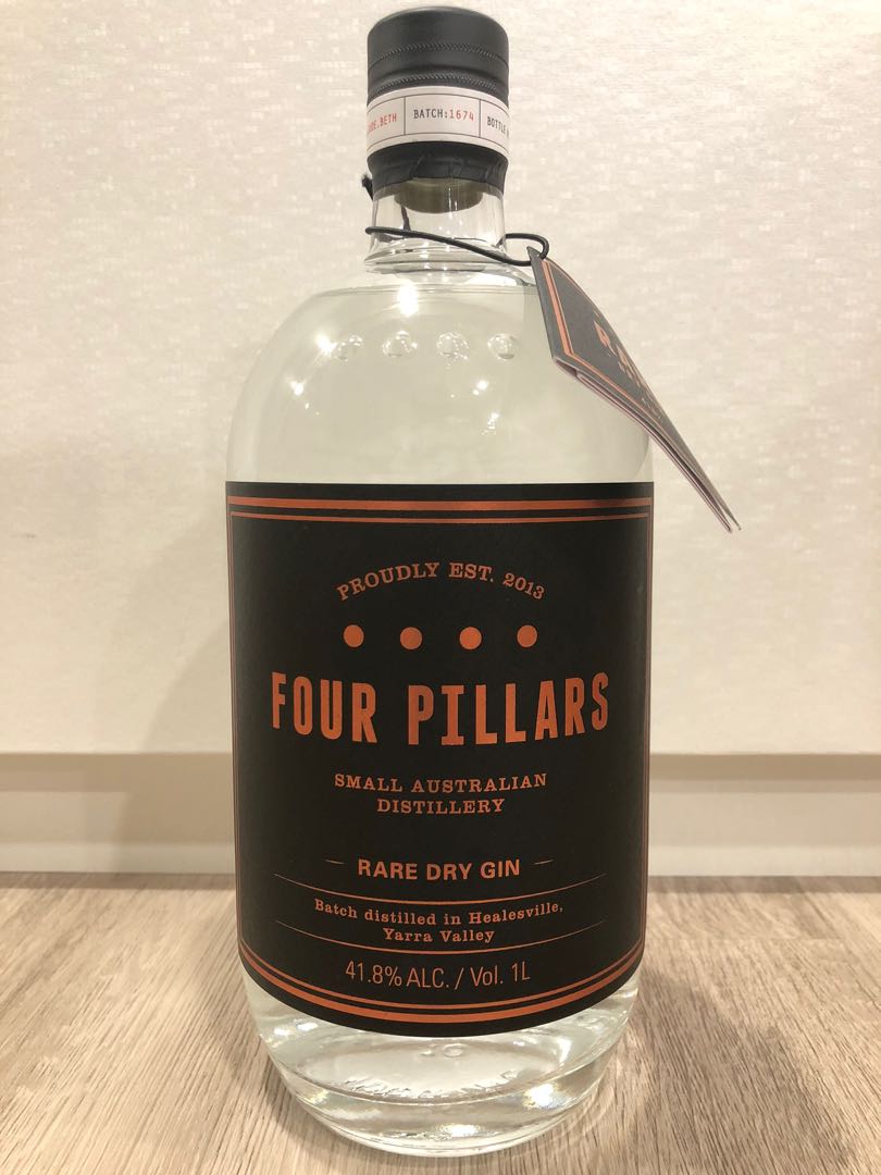 Four Pillars Rare Dry Gin 1L, Food & Drinks, Beverages on Carousell