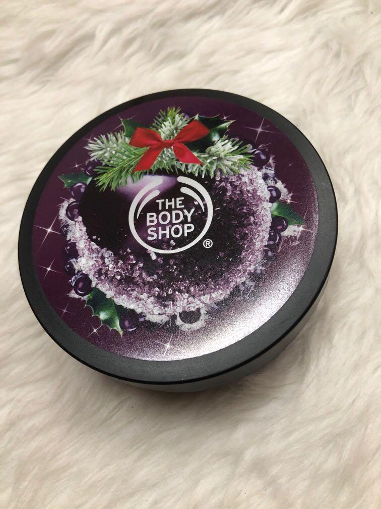 Frosted Plum Softening Body Butter (Category: Body Care) located in San Juan City. Submitted by makeupforless10 (Listing ID 1020876786, Image 1). Description: Slightly used body butter but still quite full! It makes your skin super soft and smells so fresh like grapes :).