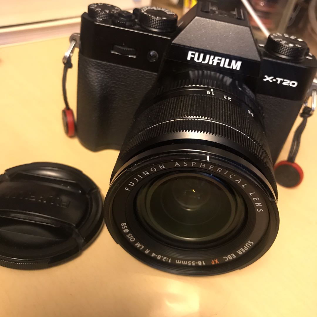 Fujifilm X T 連18 55mm 鏡頭齊盒 叉電 機套 原廠相機帶 Xt 攝影器材 Carousell