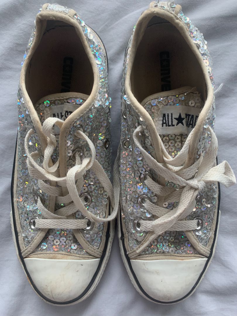 sparkly converse sneakers