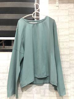 Green Blouse for plus size
