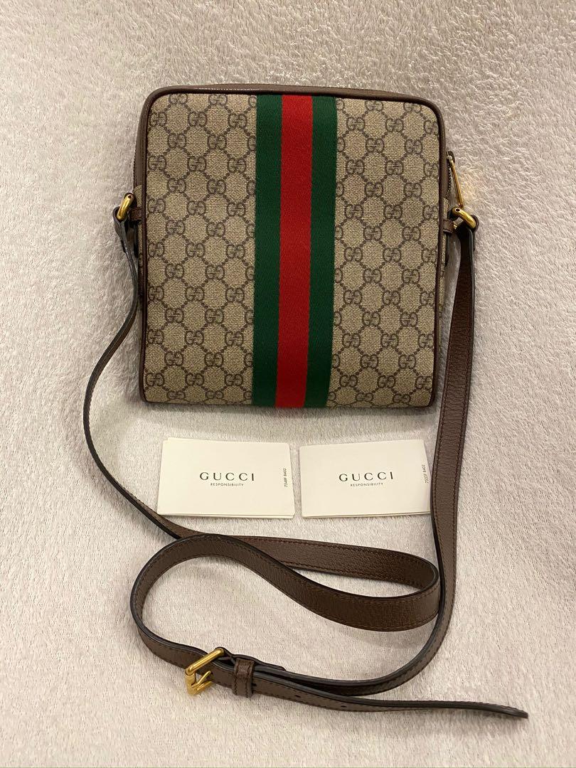 gucci cherry line sling bolsa