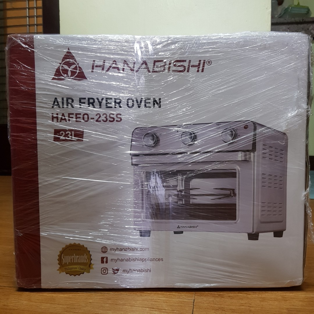 Hanabishi Air Fryer Oven HAFEO23SS, TV & Home Appliances, Kitchen